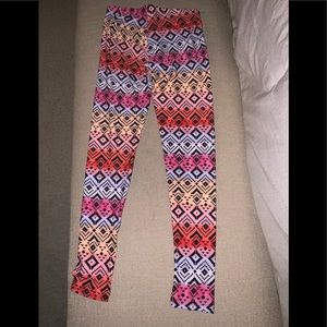 Colorful - soft - Legging { NEVER WORN }